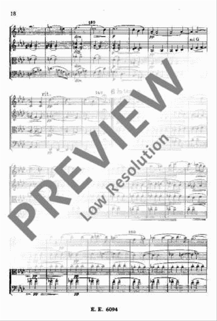 String Quartet Ab major String Quartet Ab major String Quartet scores gallery preview page 21