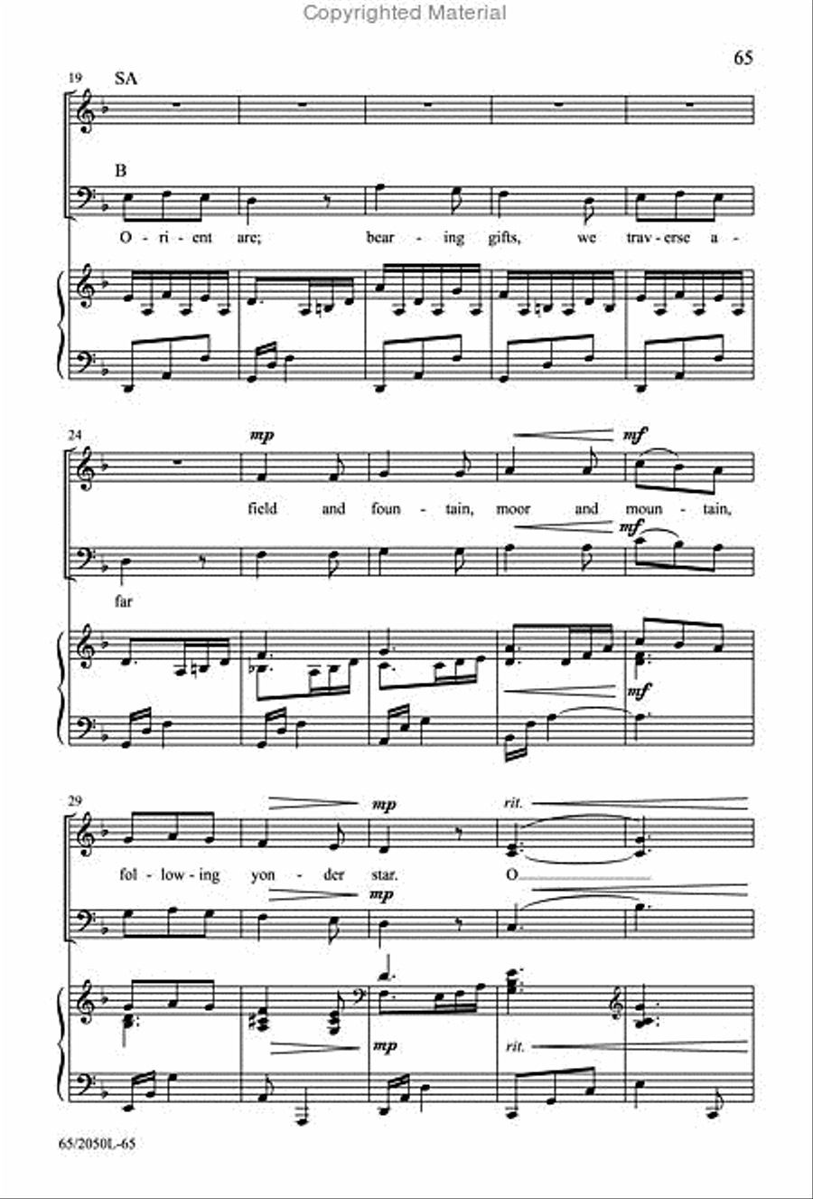 What Sweeter Music 3-Part scores gallery preview page 15