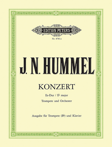 Trumpet Concerto in E (Edition in E flat for Trumpet in B flat and Piano)