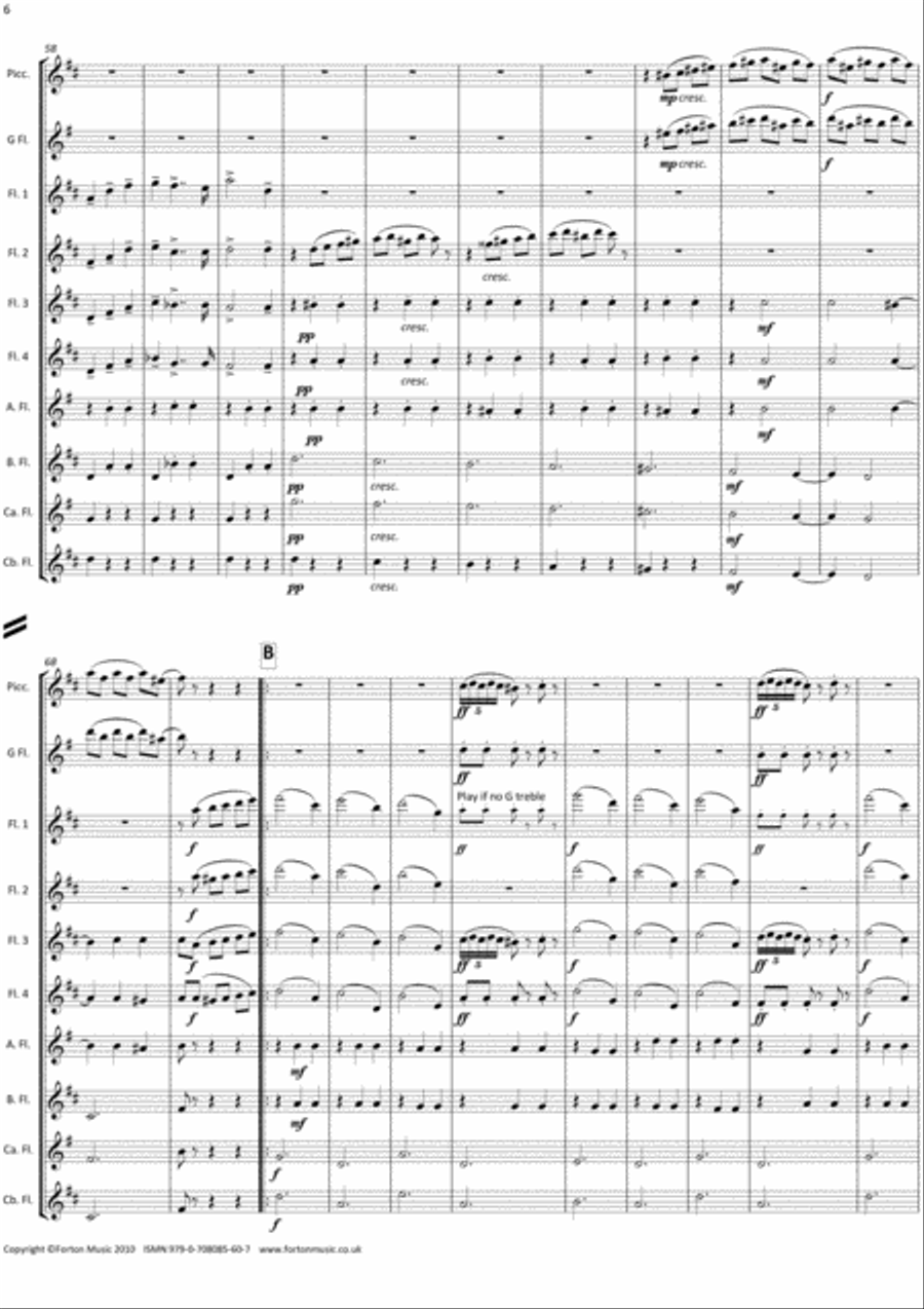 Valse des Fleurs Valse des Fleurs Flute scores gallery preview page 6