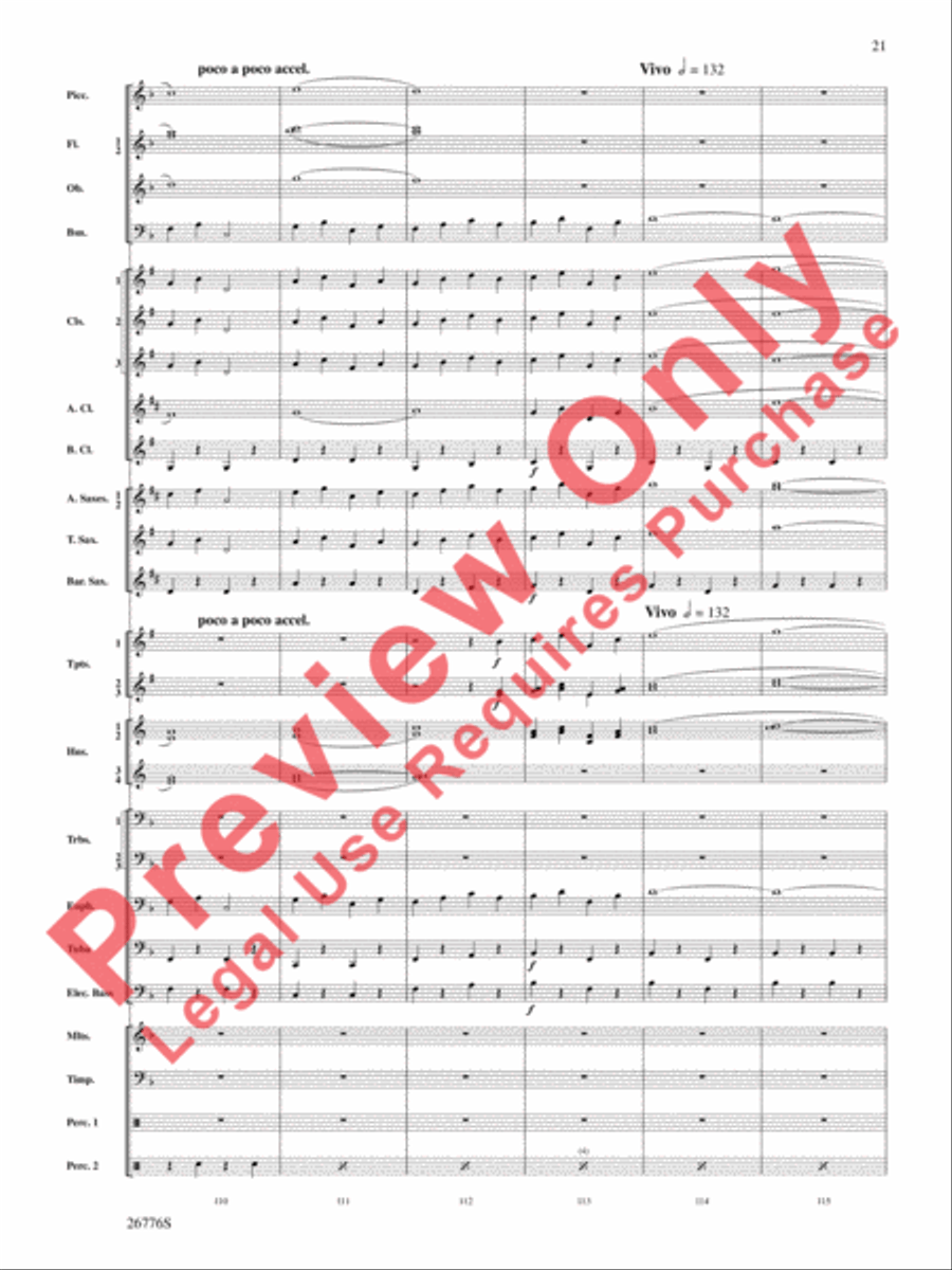 The Music of Disneyland Concert Band scores gallery preview page 22
