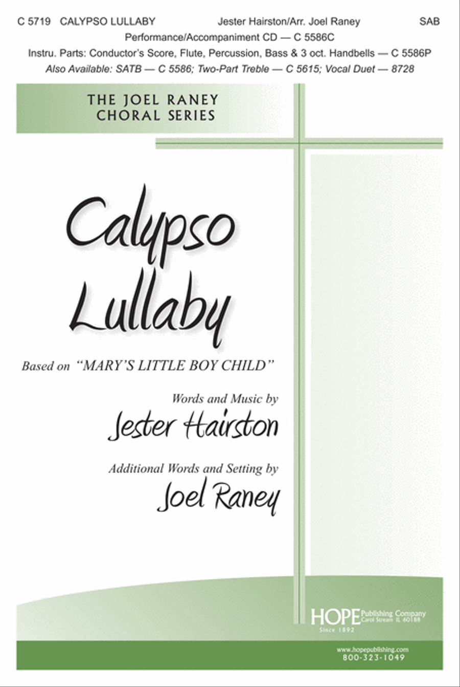 Calypso Lullaby 3-Part scores gallery preview page 1