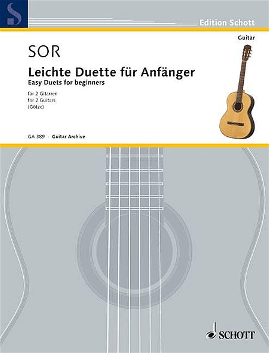 Easy Duets for Beginners Acoustic Guitar scores gallery preview page 1