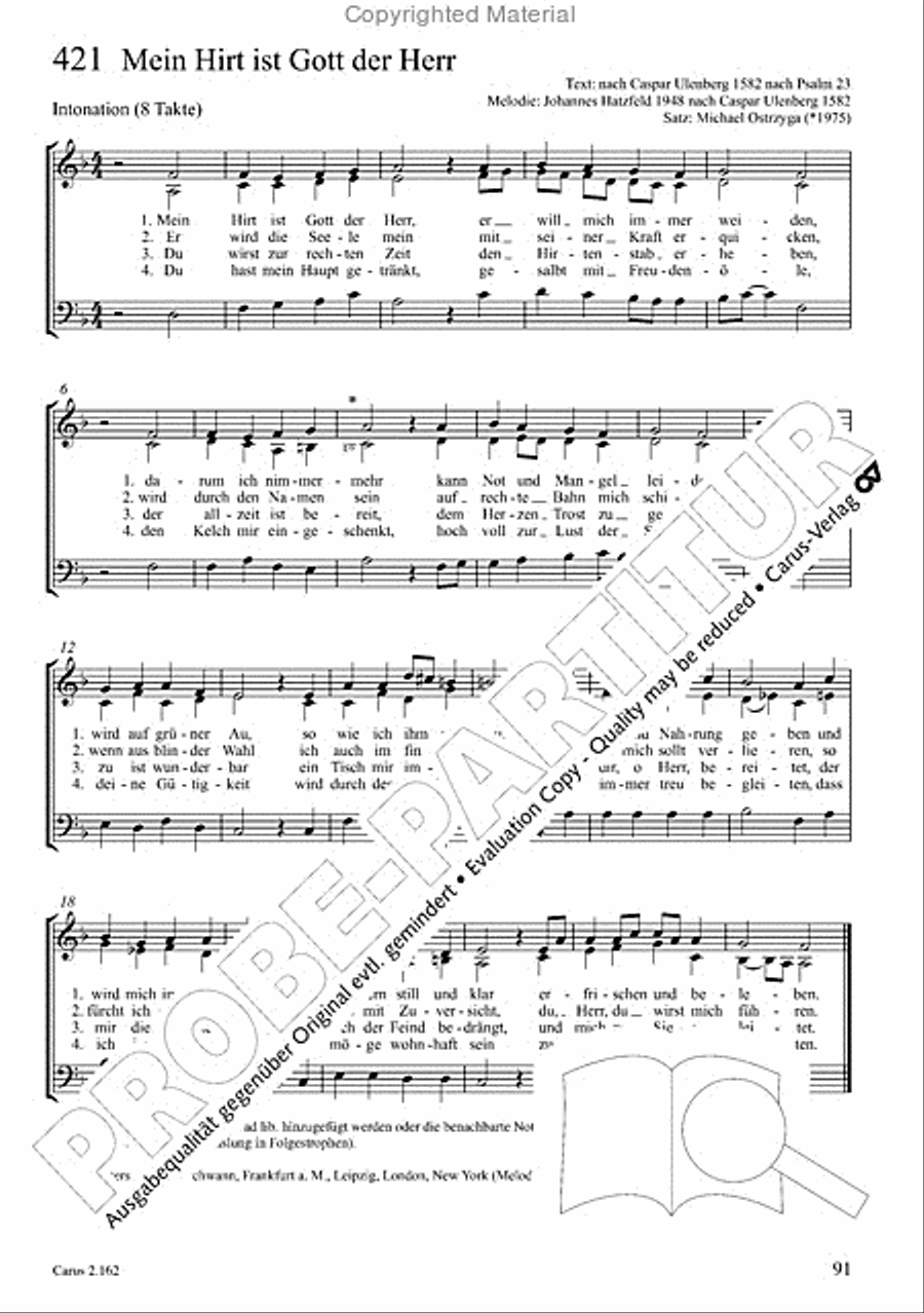 Chorbuch Gotteslob SAM 3-Part scores gallery preview page 92