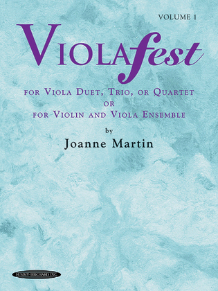 Book cover for ViolaFest, Volume 1