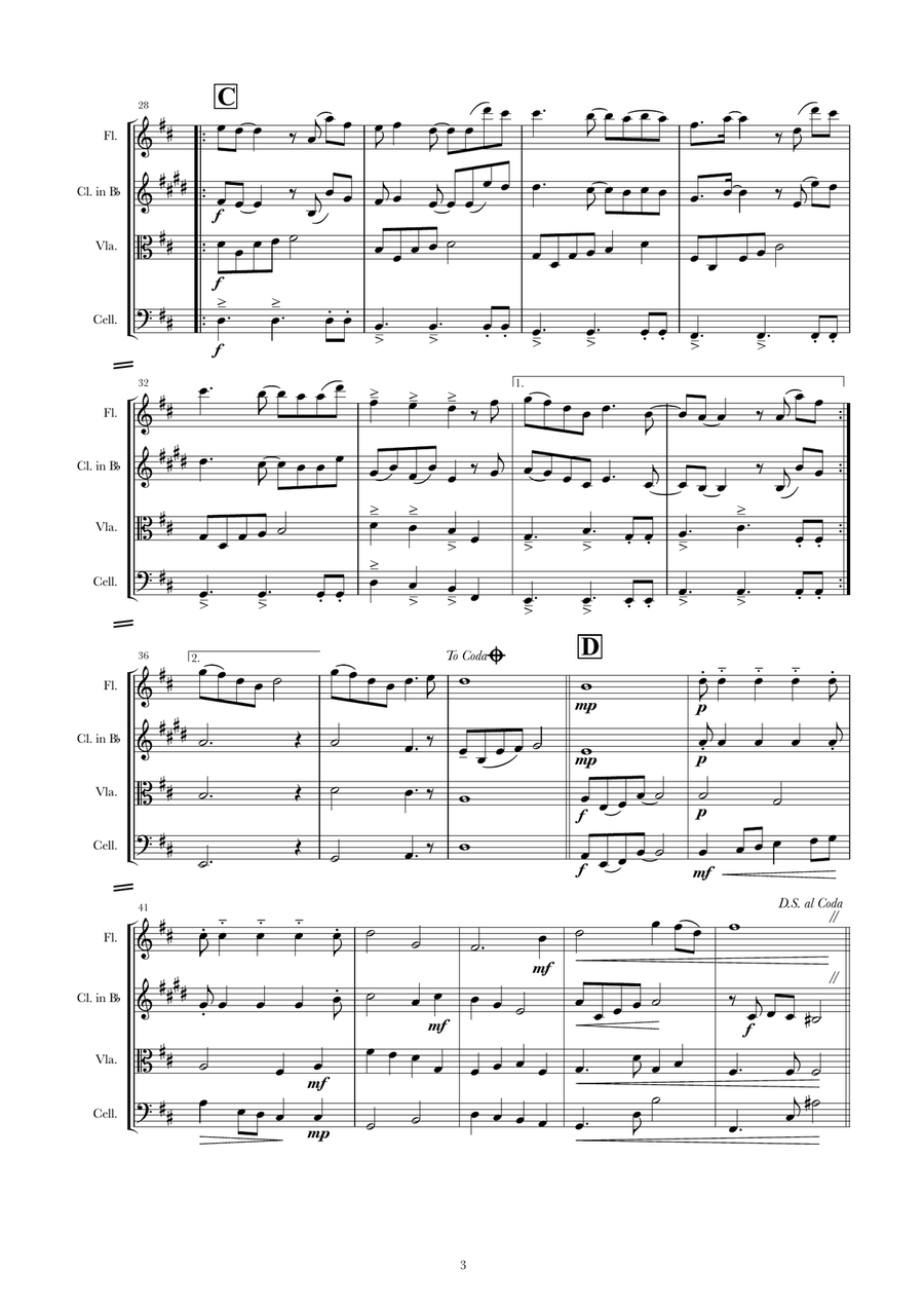 Wo Yuan Yi Wo Yuan Yi Small Ensemble scores gallery preview page 3