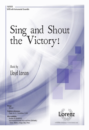 Book cover for Sing and Shout the Victory!