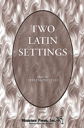 Book cover for Two Latin Settings