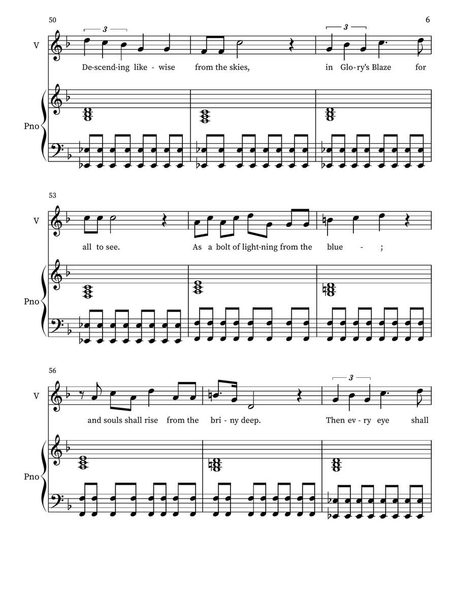 The Eternal Hills Voice scores gallery preview page 6