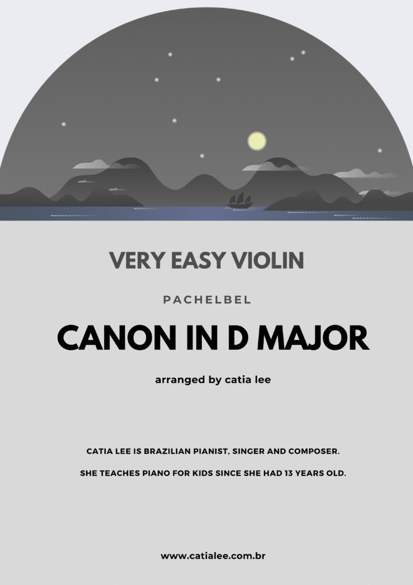 Canon in D - Pachelbel - for easy violin image number null