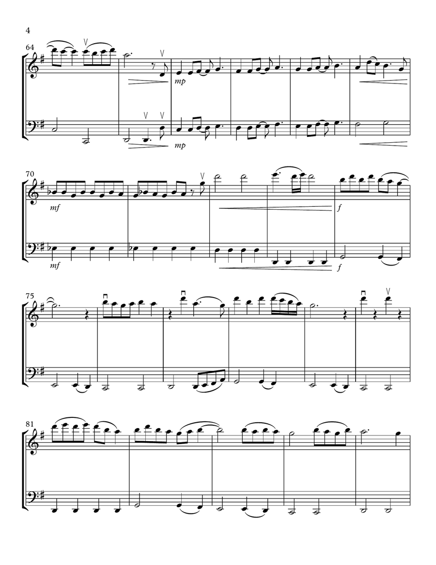 Why I Love You String Duet scores gallery preview page 4