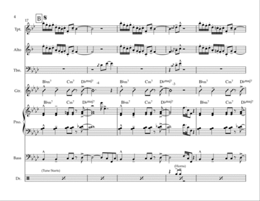 Strasbourg St. Denis Jazz Ensemble Digital Sheet Music Sheet