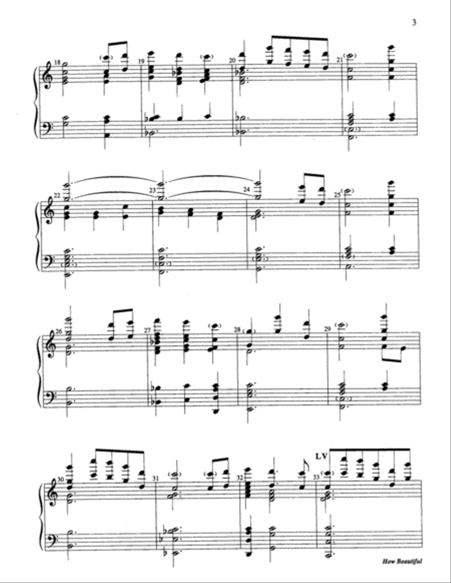 How Beautiful 5-Octaves scores gallery preview page 3