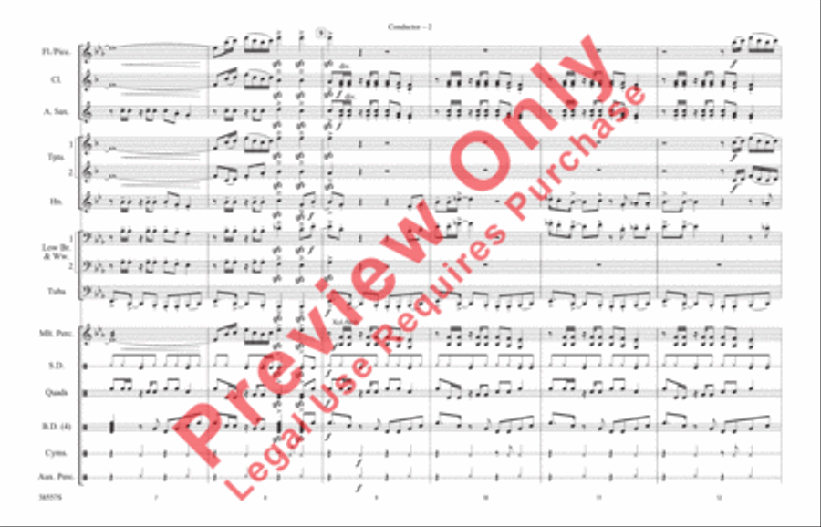 Soul Man Marching Band scores gallery preview page 3