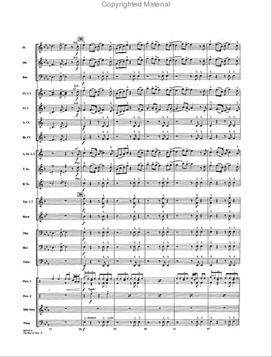 The Best of Glee The Best of Glee Concert Band scores gallery preview page 3