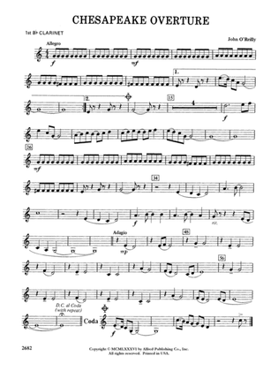 Chesapeake Overture: 1st B-flat Clarinet