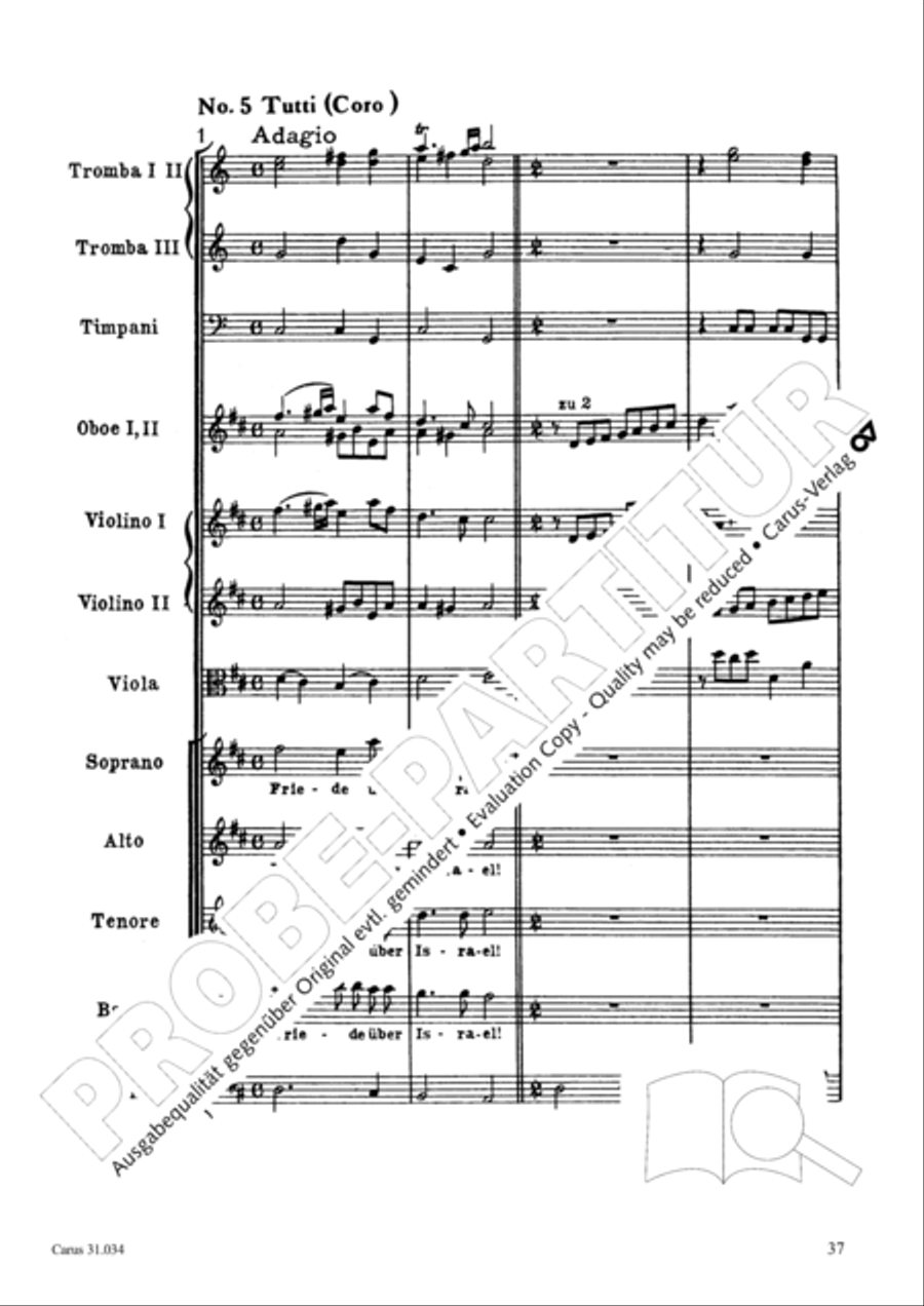 O fire everlasting (O ewiges Feuer, o Ursprung der Liebe) ATB scores gallery preview page 52