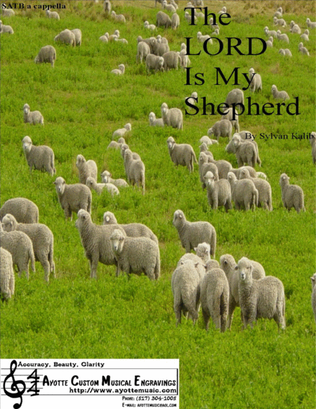 Book cover for The Lord is my Shepherd (Psalm 23)
