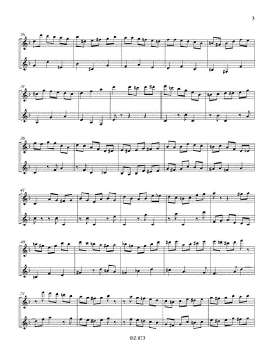 Bajo la parra, Ladino Classical Guitar scores gallery preview page 3