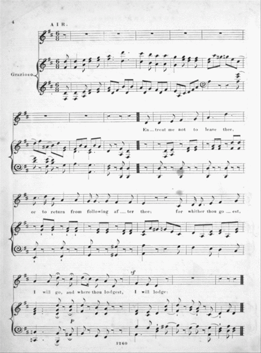 Ruth and Naomi, from Sabbath Melodies Voice scores gallery preview page 3