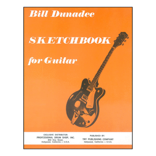 Book cover for Sketchbook For Guitar