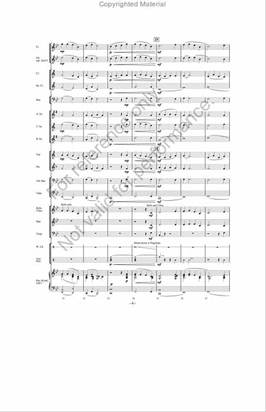 A Song For Peace A Song For Peace Concert Band scores gallery preview page 5