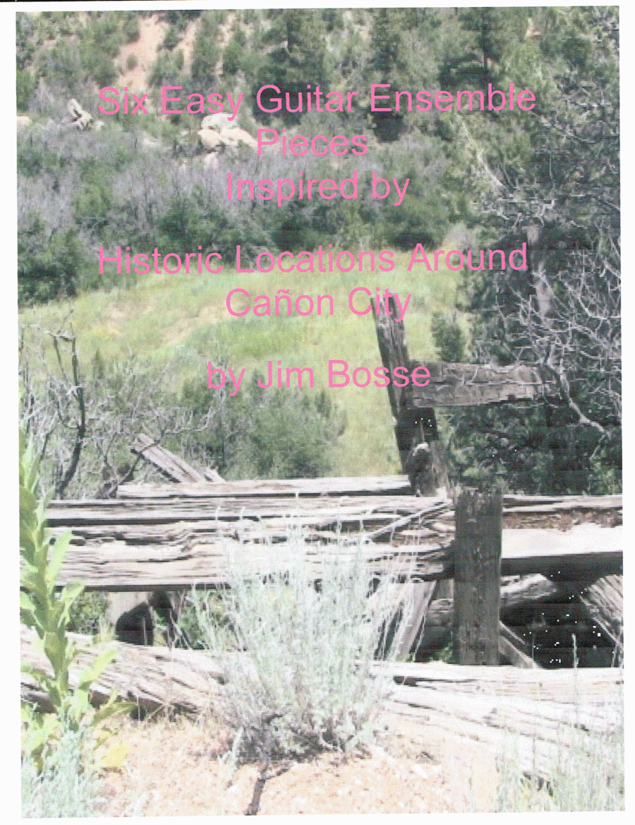 Ankylosaur Walking on the Hog Backs Guitar Ensemble scores gallery preview page 1