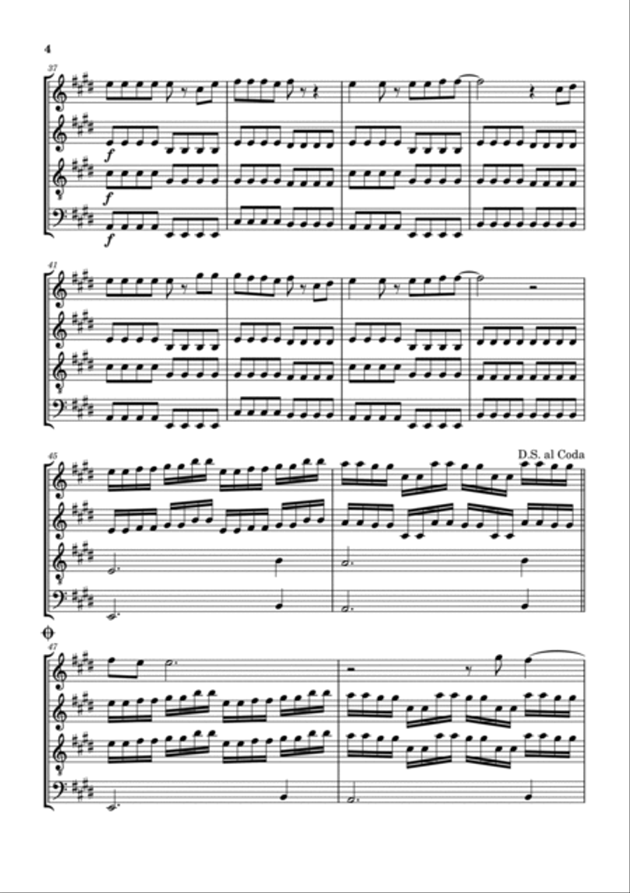 Remember Woodwind Quartet scores gallery preview page 5