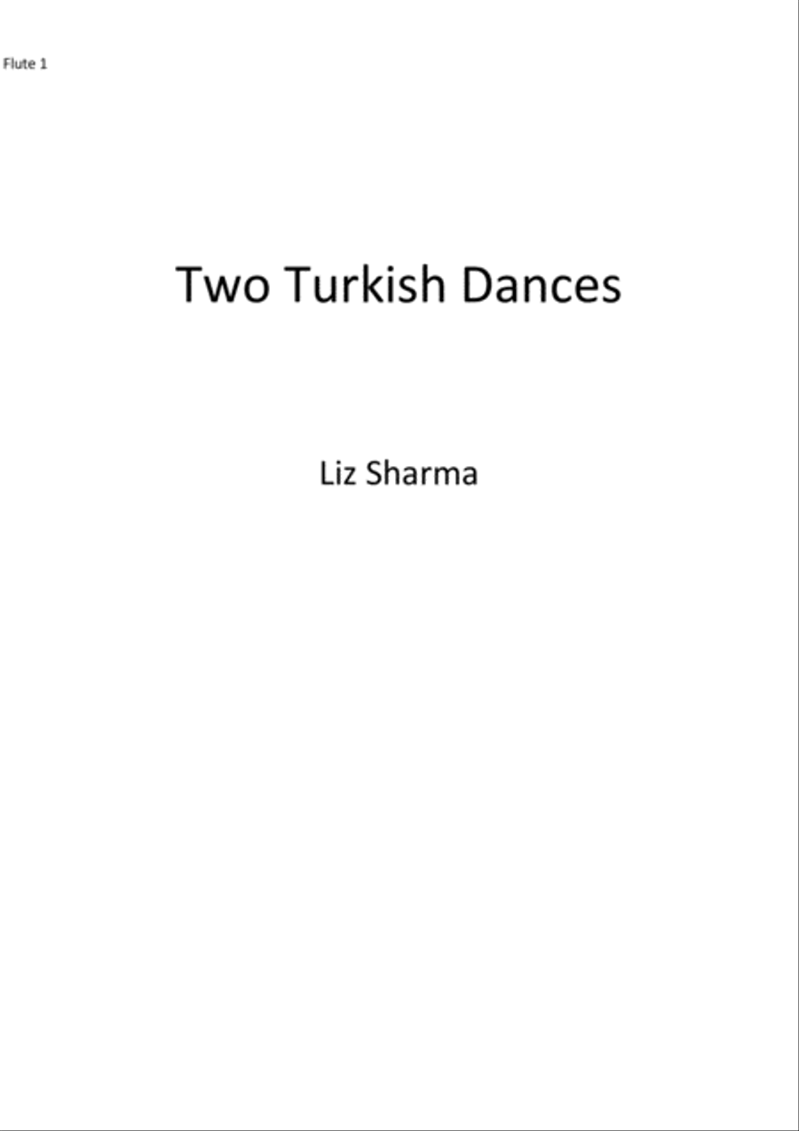 Two Turkish Dances Flute scores gallery preview page 6