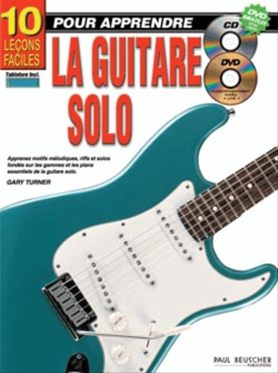 Lecons faciles pour apprendre le solo a la guitare (10) Acoustic Guitar scores gallery preview page 1