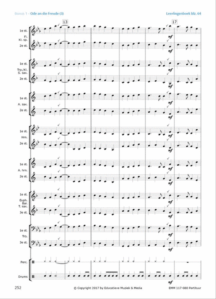 Samen Leren Samenspelen Deel 2 Concert Band scores gallery preview page 10