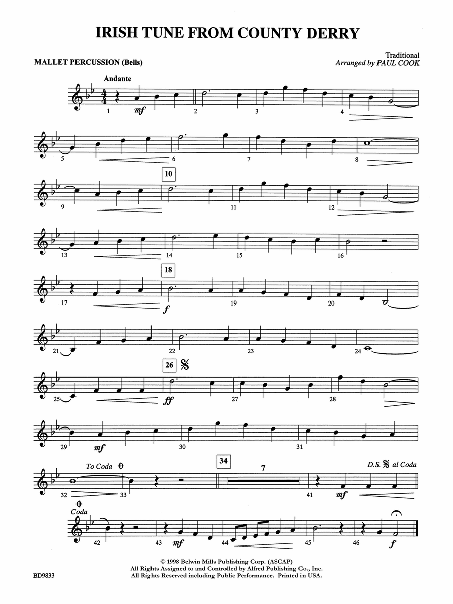 Irish Tune from County Derry: Mallets