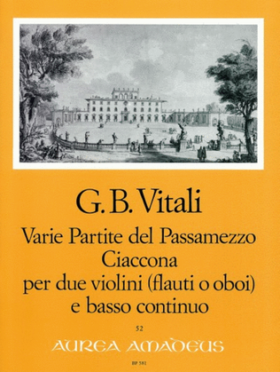 Varie Partite del Passamezzo op.7/1 / Ciaccona op.7/3