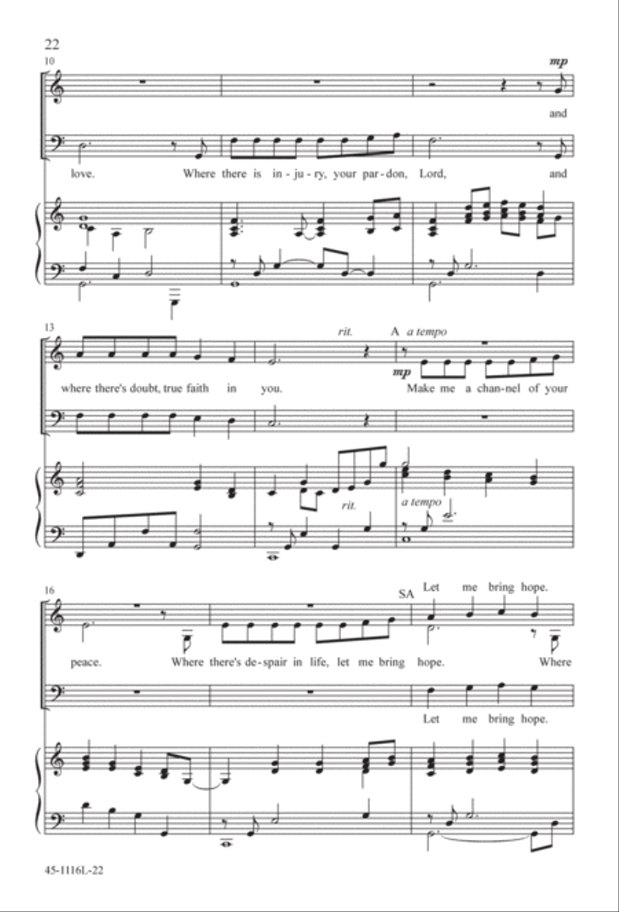 12 Anthems for about 12 Singers 3-Part scores gallery preview page 23