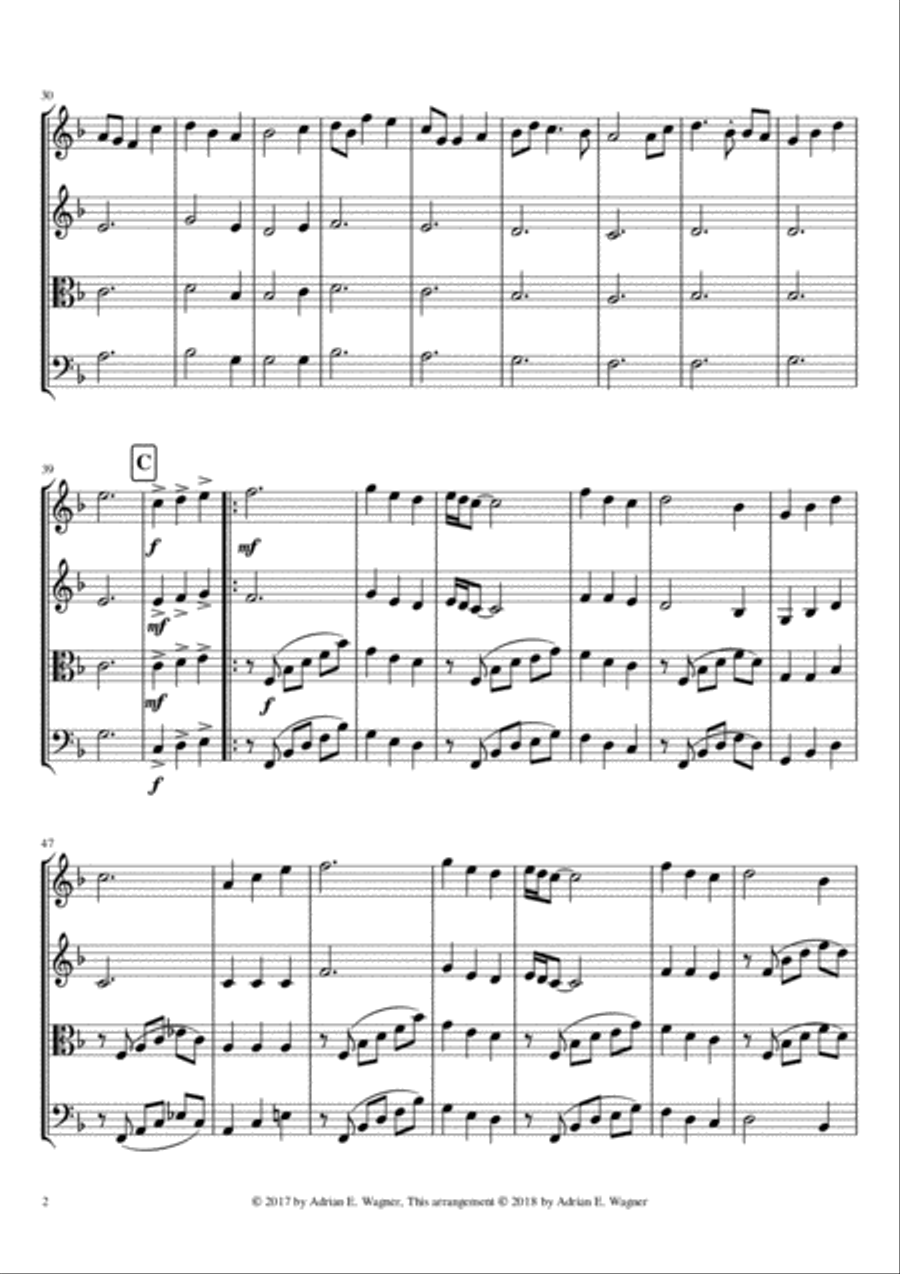 The Blue Stripe String Quartet scores gallery preview page 2