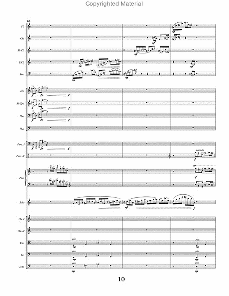 Chamber Symphony No. 3 for Clarinet