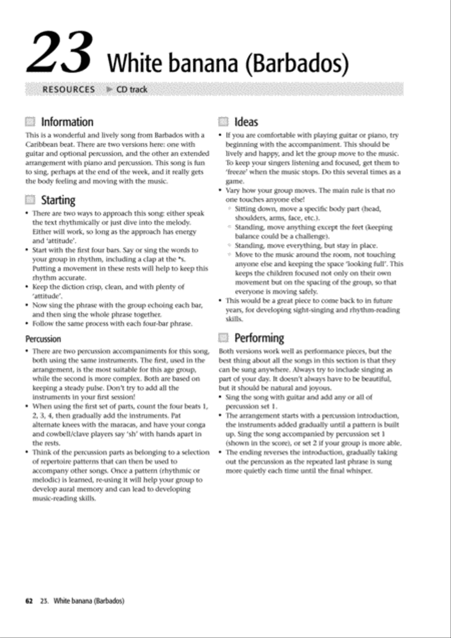 Young Voiceworks Unison Choir scores gallery preview page 32