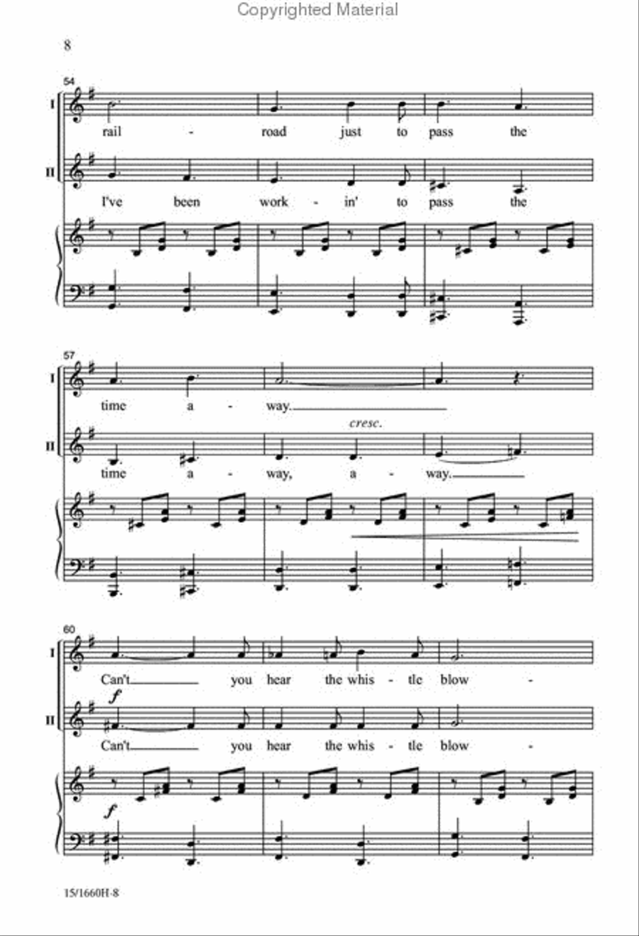 On the Railroad 3-Part scores gallery preview page 8