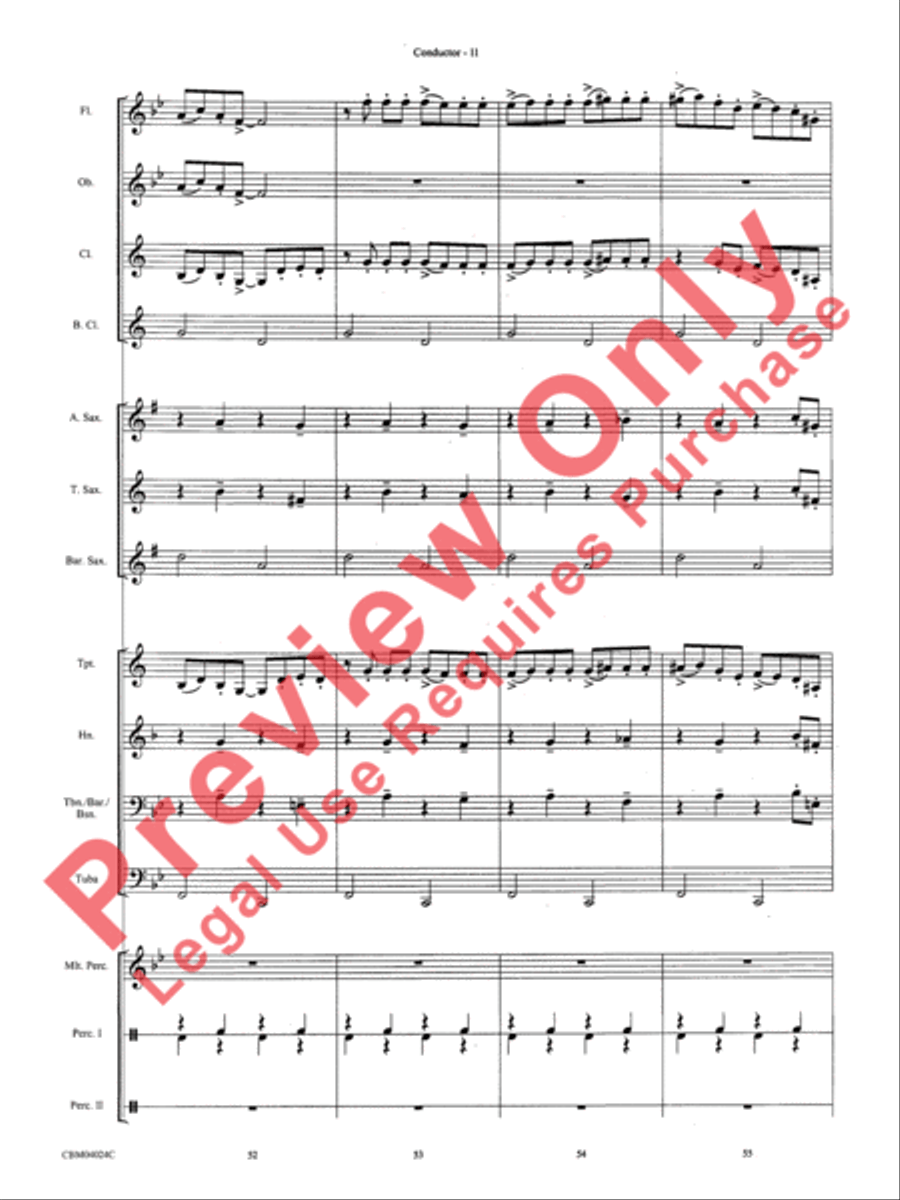 Rhapsody in Blue Rhapsody in Blue Concert Band scores gallery preview page 13