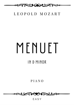L. Mozart - Menuet in D minor - Easy