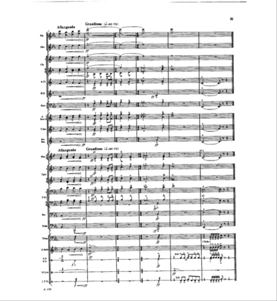 Ritual and Capriccio Concert Band scores gallery preview page 31