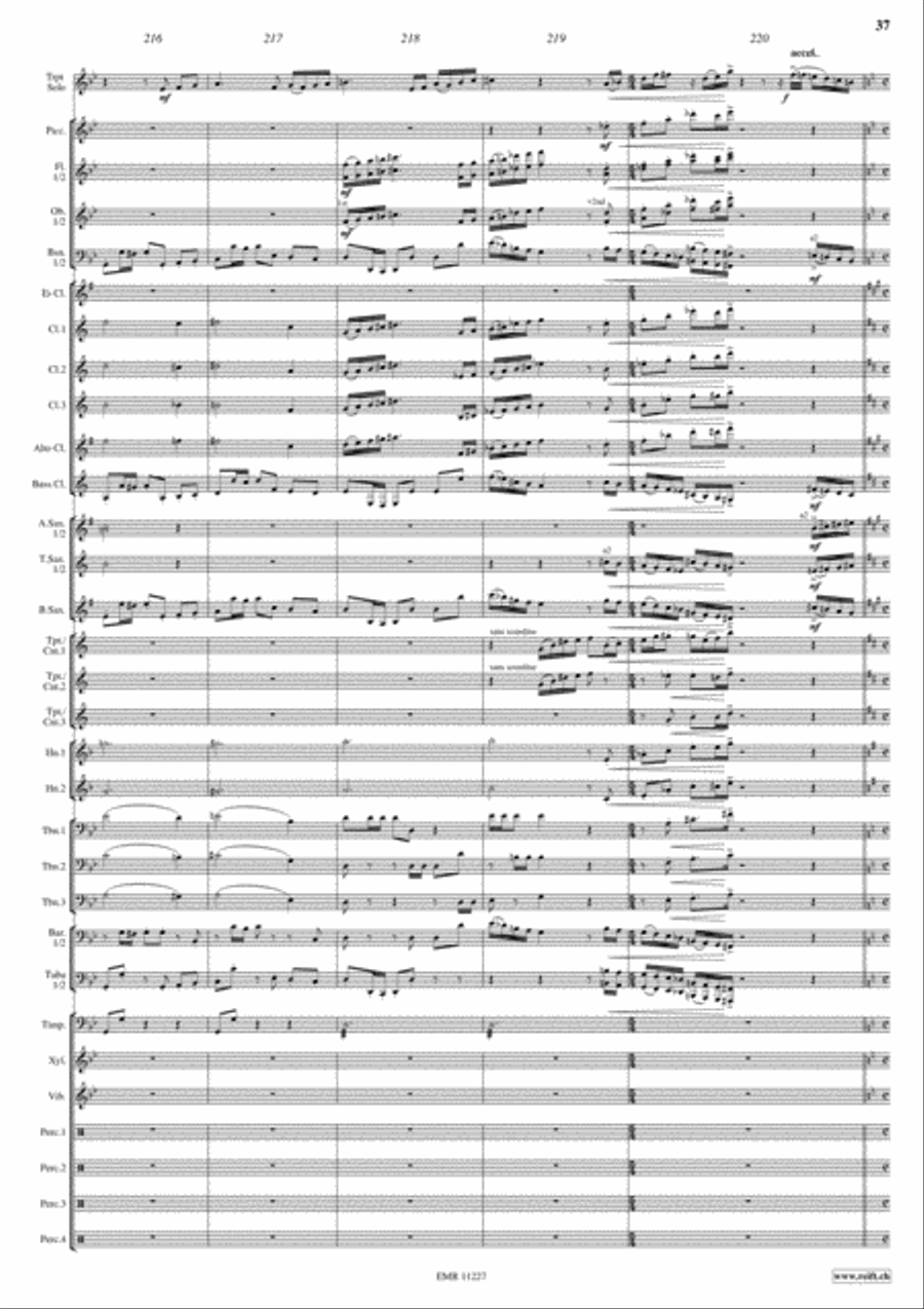 Voyages Concert Band scores gallery preview page 37