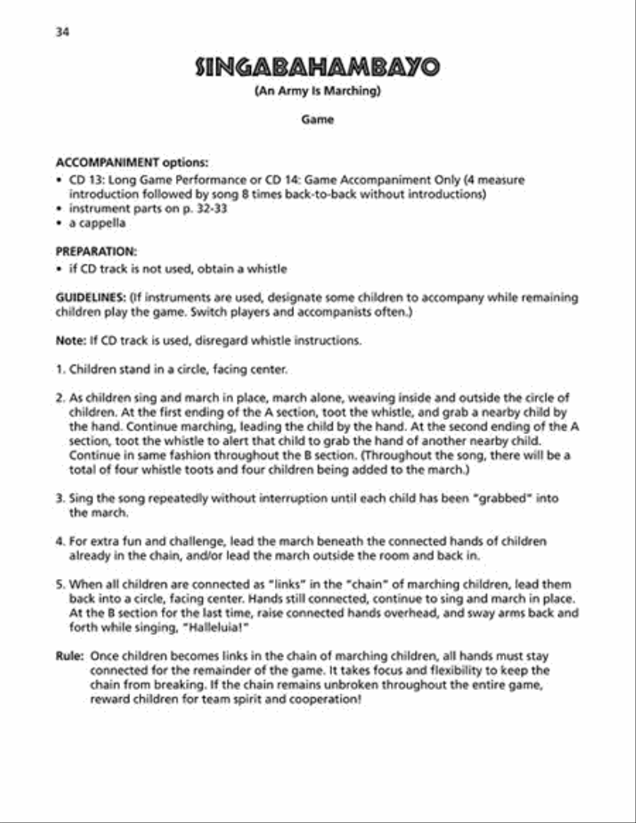 Songs of the Rainbow Children (South African Songs and Games) Choir scores gallery preview page 4