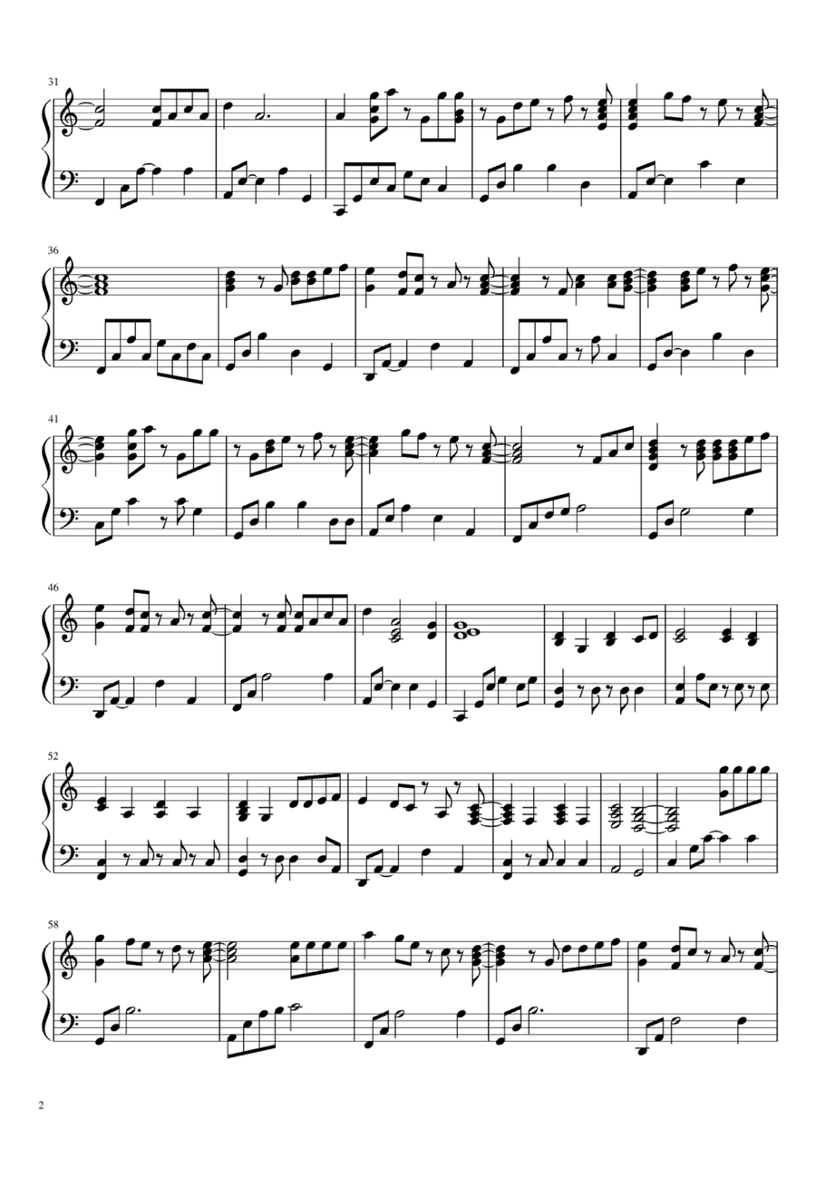 Forever Young Easy Piano scores gallery preview page 2