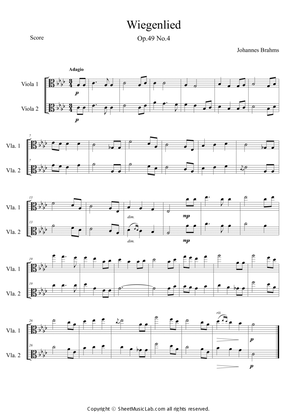 Wiegenlied Op.49, No.4 Lullaby in Ab