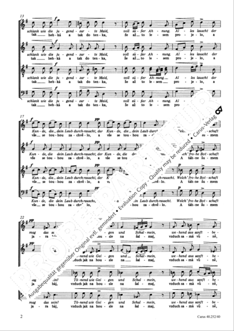 Vybehla briza 4-Part scores gallery preview page 3