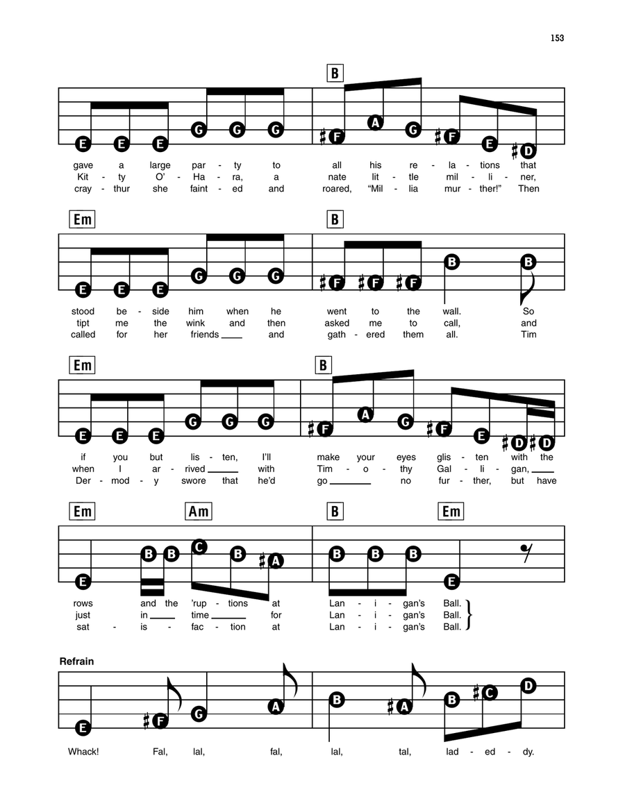 Lanigan's Ball Electronic Keyboard scores gallery preview page 2