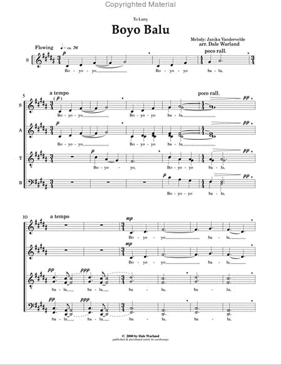 boyo balu 4-Part scores gallery preview page 2