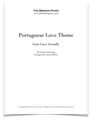 Book cover for Portuguese Love Theme