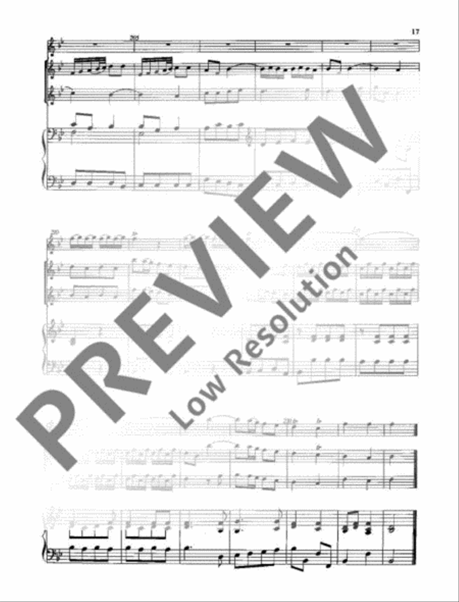 Concerto Bb major Alto Recorder scores gallery preview page 18
